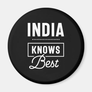 Aimant Inde Nom personnalisé Cadeau d'anniversaire