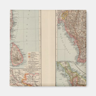 Aimant Inde Sud, Birmanie, péninsule malaise