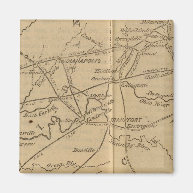 Aimant Indiana, Ohio, Kentucky (Devant)