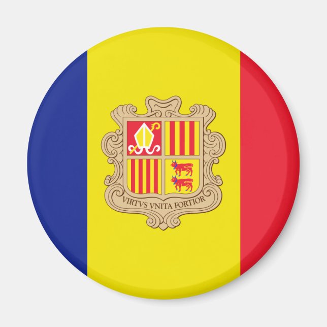 Aimant Indicateur Andorre (Devant)