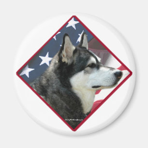 Aimant Indicateur de malamute 2 de l'Alaska