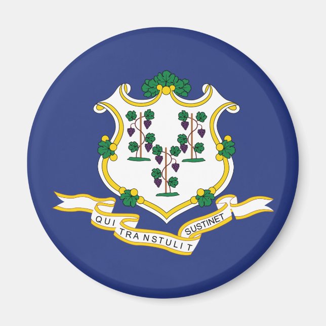 Aimant Indicateur d'état Connecticut (Devant)