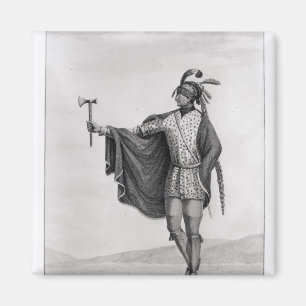 Aimant Indien de la Nation de Kaskaskia