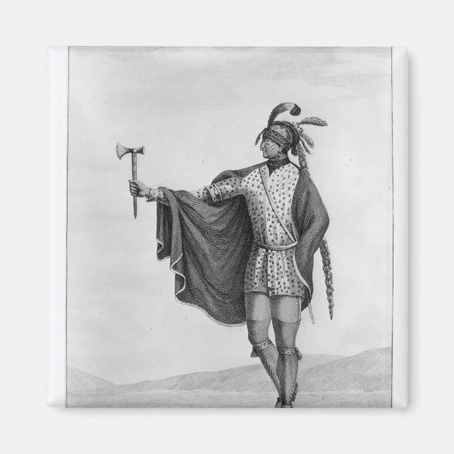 Aimant Indien de la Nation de Kaskaskia (Devant)