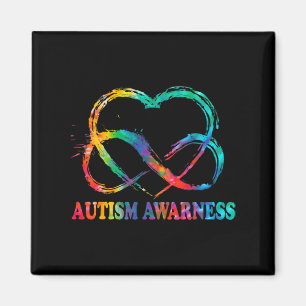 Aimant Infinity Heart Love Sensibilisation sur l'autisme 