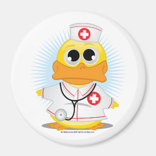Aimant Infirmière Canard