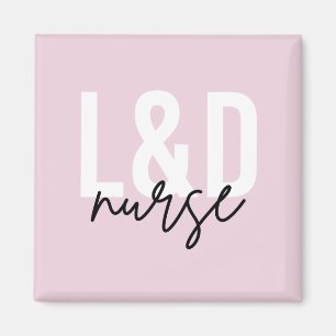 Aimant Infirmière de la main-d'oeuvre et de l'accoucheme