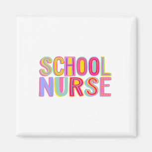 Aimant Infirmière de l'école Retro Infirmière Super Infir