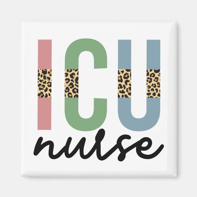 Aimant Infirmière de l'ICU Cheetah RN Infirmière Apprécia (Devant)