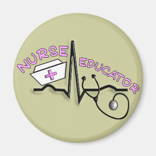 Aimant Infirmière Éducatrice SQ et Infirmière Casquette C