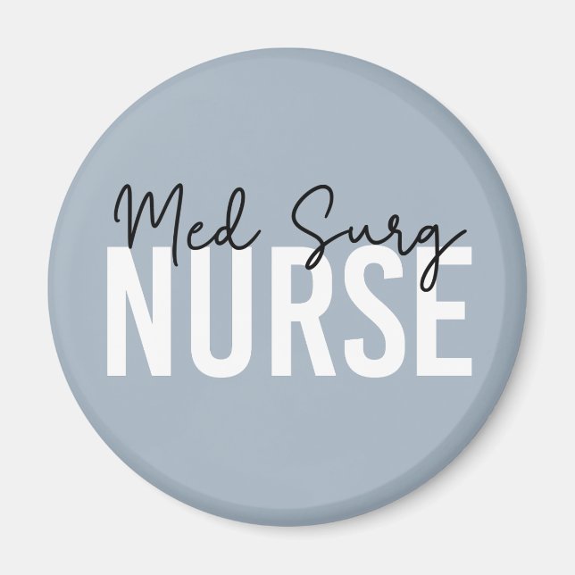 Aimant Infirmière en surg | Infirmière Médicale-chirurgic (Devant)