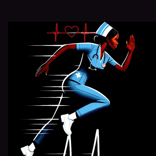 Aimant Infirmière énergétique cinétique (I'm a nurse Est 1860 )