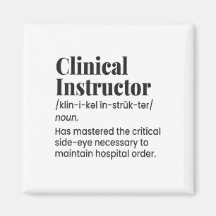 Aimant Infirmière enseignante instructrice clinique Défin