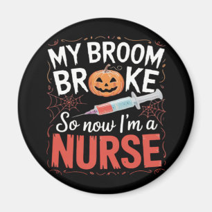 Aimant Infirmière Funny Halloween Infirmière essentielle