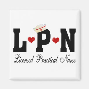 Aimant Infirmière pratique titulaire d'une licence LPN