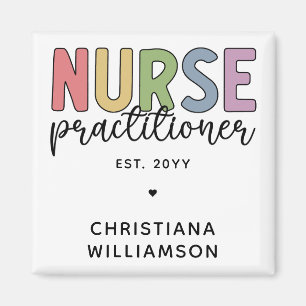 Aimant Infirmière sur mesure Praticien NP Infirmière dipl