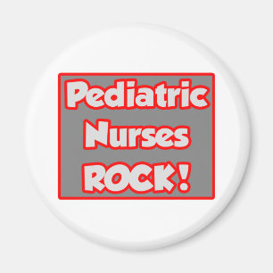 Aimant Infirmières pédiatriques Rock!