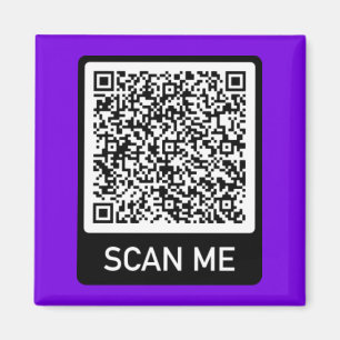 Aimant Informations d'analyse de code QR personnalisées C