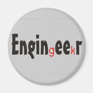 Aimant Ingénieur "Geek" cadeaux amusants