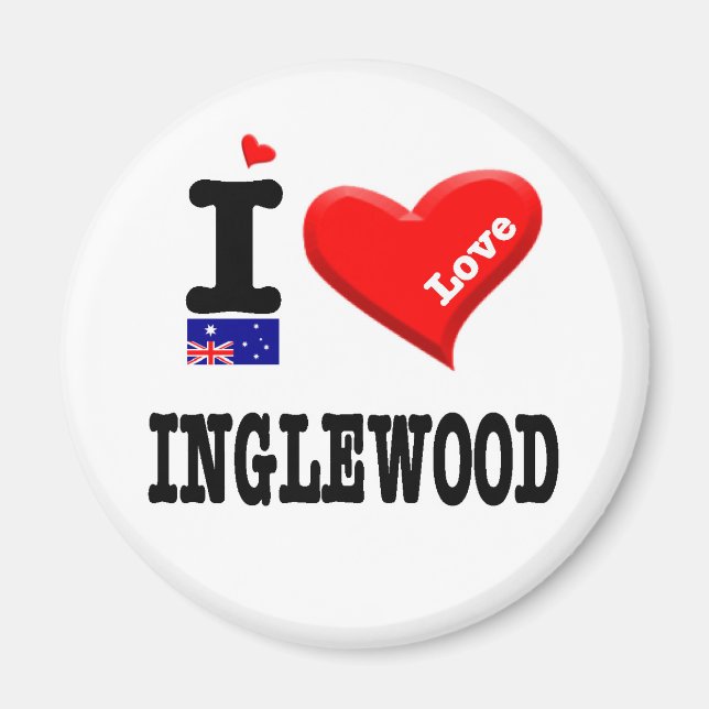 Aimant INGLEWOOD - I Love (Devant)