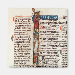 Aimant Initiale de Historiated "je" dépeignant Ruth