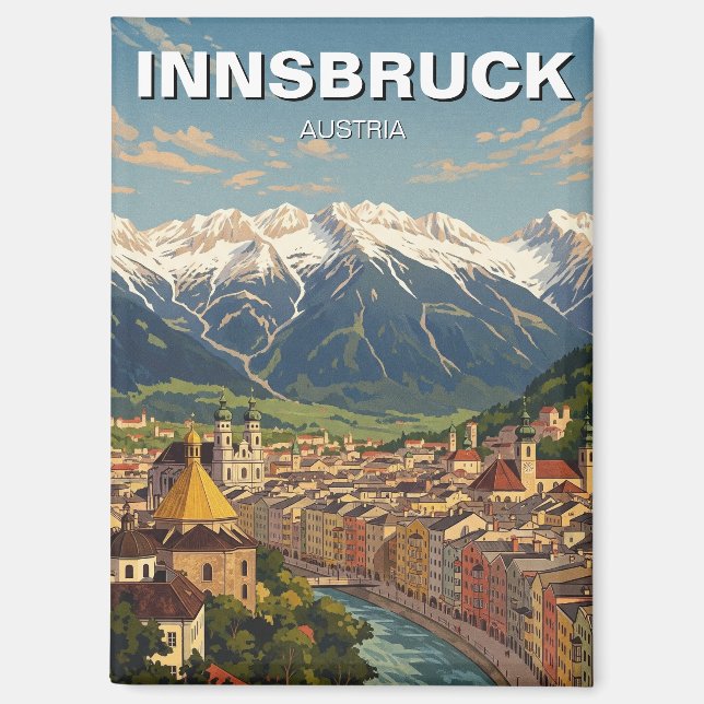 Aimant Innsbruck Autriche Travel (Recto)