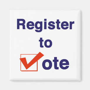 Aimant Inscrivez-Vous Au Vote 2024