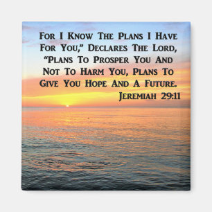 AIMANT INSPIRANT JEREMIAH 29:11 SCELER