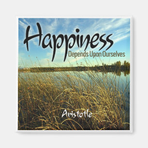 Aimant Inspiration -- Aristote et bonheur