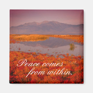 Aimant Inspiration "Paix" Paysage Utah