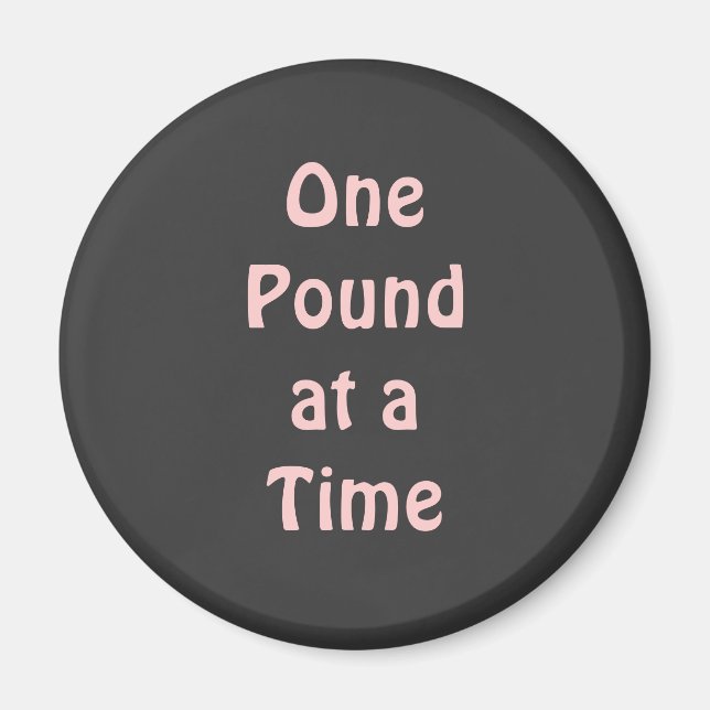 Aimant Inspirer l'aimant de devis de perte de poids (Devant)