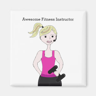 Aimant Instructeur de fitness génial
