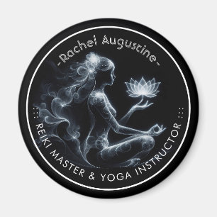 Aimant Instructrice de yoga Lotus Méditation Pose Brume L
