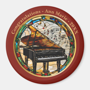 Aimant Instrument de musique de piano personnalisé