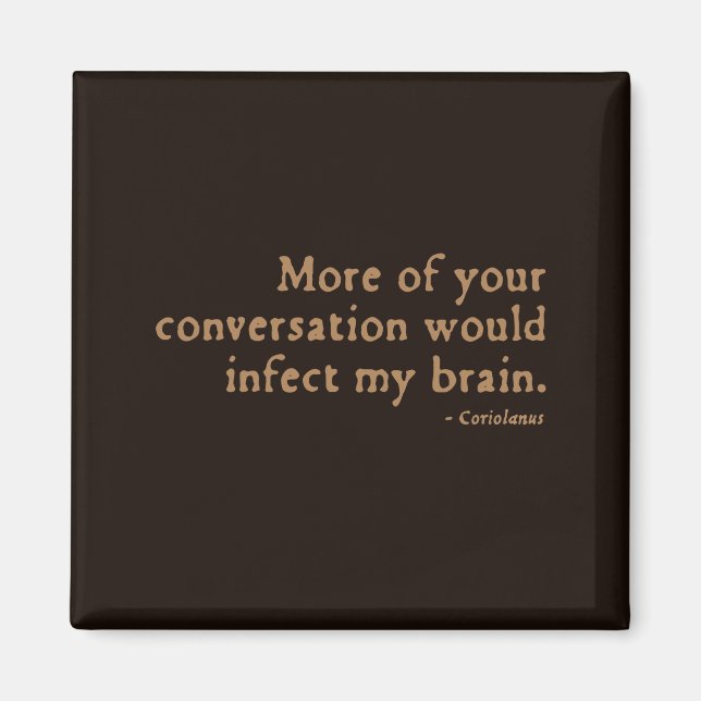 Aimant Insulte de Coriolanus (version 16eC) (Devant)