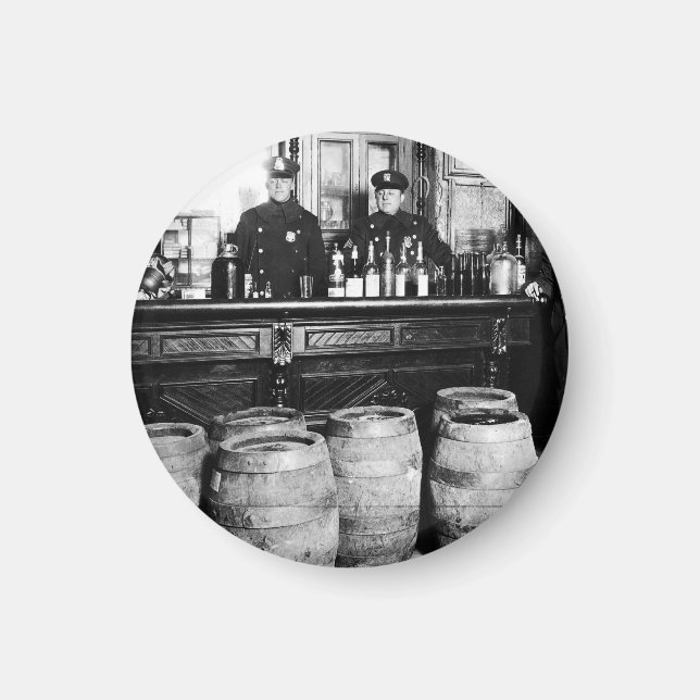 Aimant Interdiction - Police d'appel à la perquisition Bo (Devant)