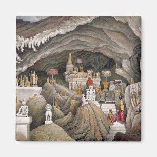 Aimant Intérieur de la grotte de Nam Hou, les Laotiens,