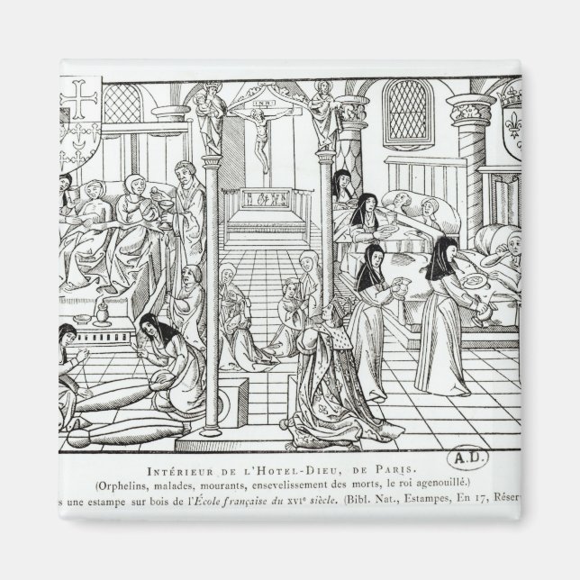 Aimant Intérieur de l'hôpital de l'Hôtel Dieu (Devant)