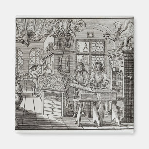 Aimant Intérieur d'une imprimerie à Nuremberg