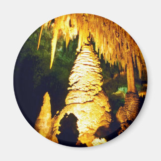 Aimant Intérieur Éclairé Du Parc National Des Cavernes Ca