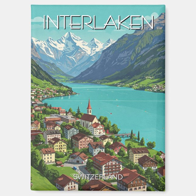 Aimant Interlaken Suisse Travel (Recto)