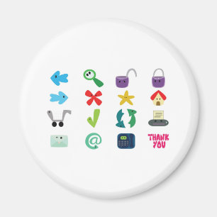 Aimant Internet Icons