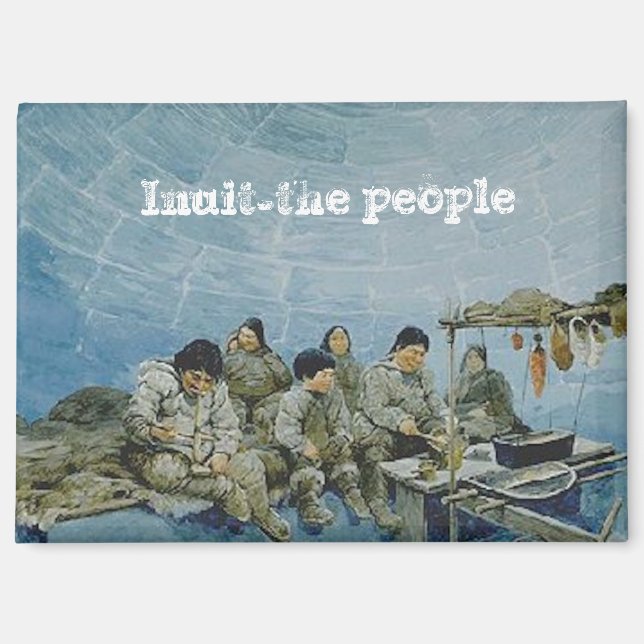 Aimant "Inuit-le peuple" (Recto)