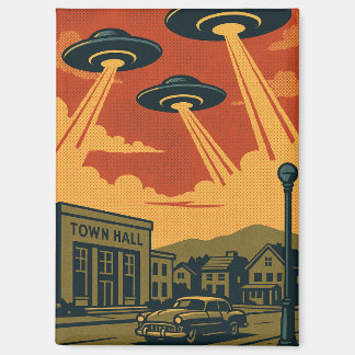Aimant Invasion Alien Pop Art MCM