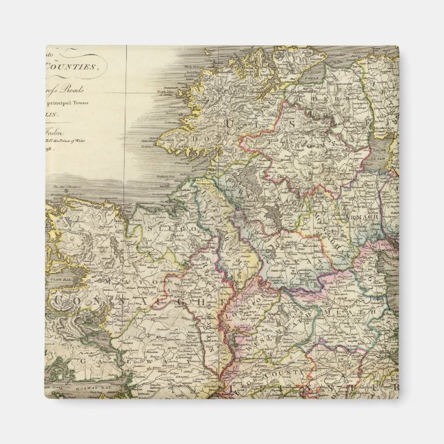 Aimant Ireland map (Devant)