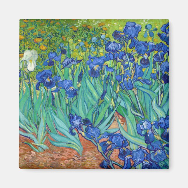 Aimant Irises, Vincent van Gogh (Devant)