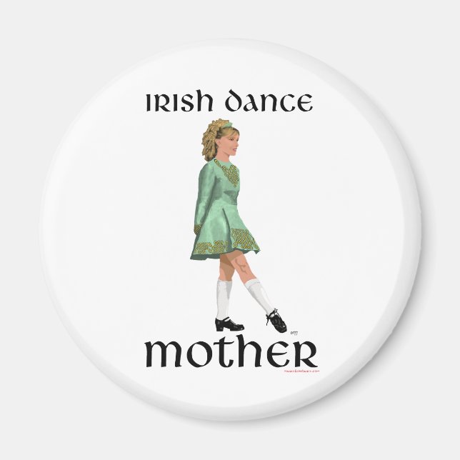 Aimant Irish Step Dance Mother - Vert (Devant)