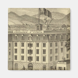 Aimant Iron City Brewery, Frauenheim et Vilsack