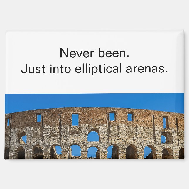 Aimant Irreverent Rome Colosseum Travel Refrigerator (Recto)