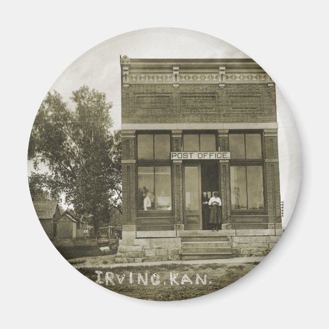 AIMANT IRVING KANSAS POST OFFICE PHOTO MARSHALL COUNT KS (Devant)